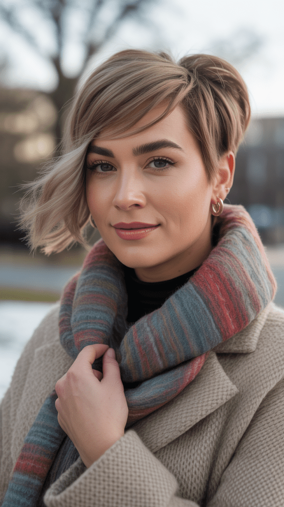 Pixie Cut with Long Front Layers