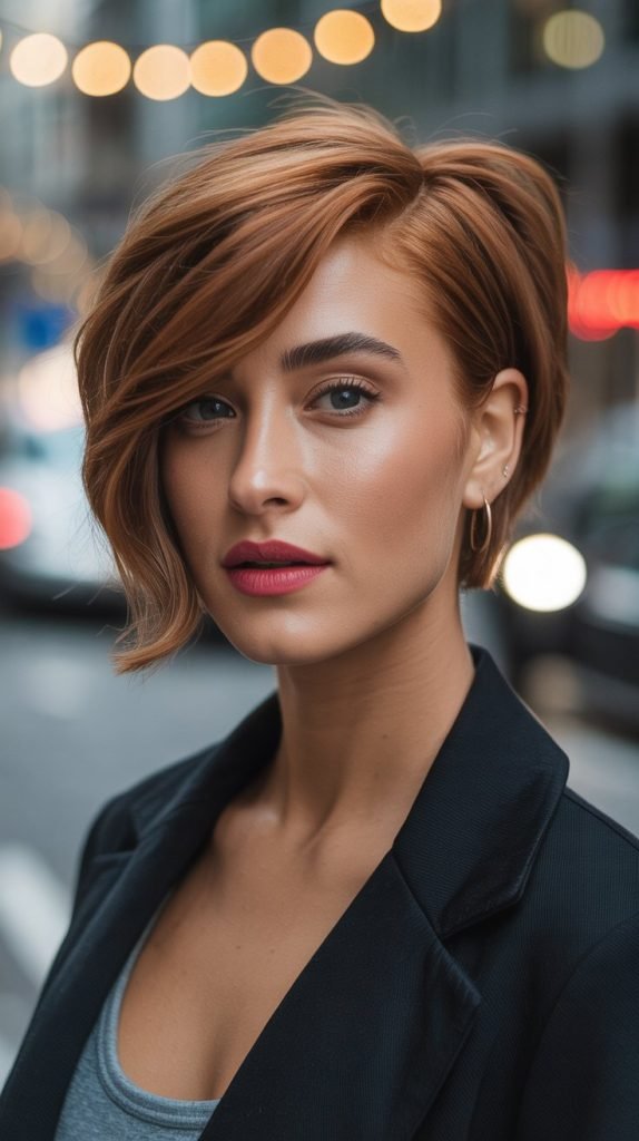 Side-Swept Pixie Bob