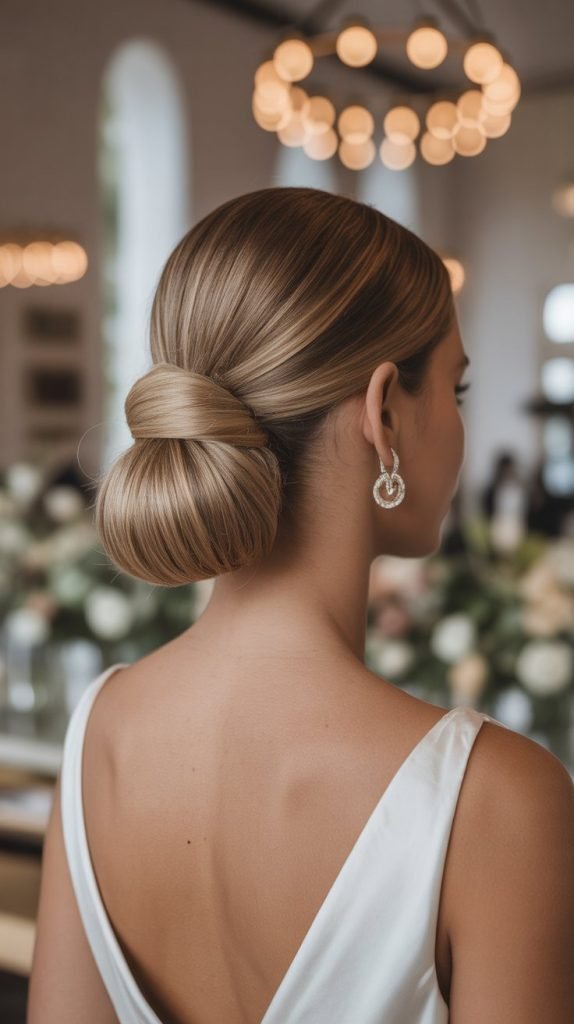 Textured Low Bun