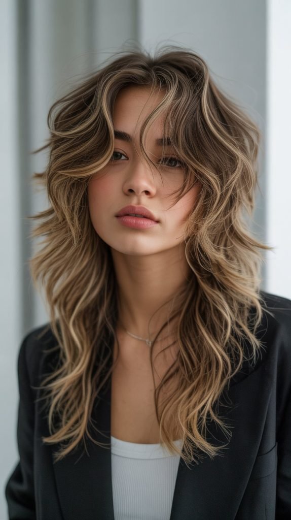 Choppy Long Layer Texture