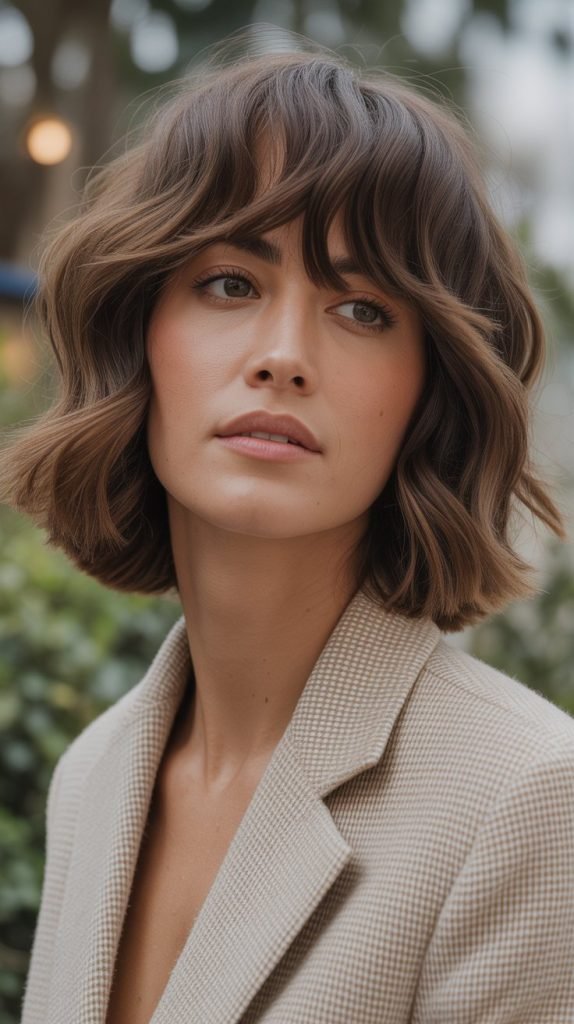 Modern Shag with Feathered Bangs