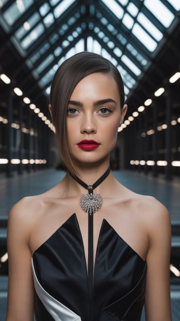 Sleek Asymmetrical Style