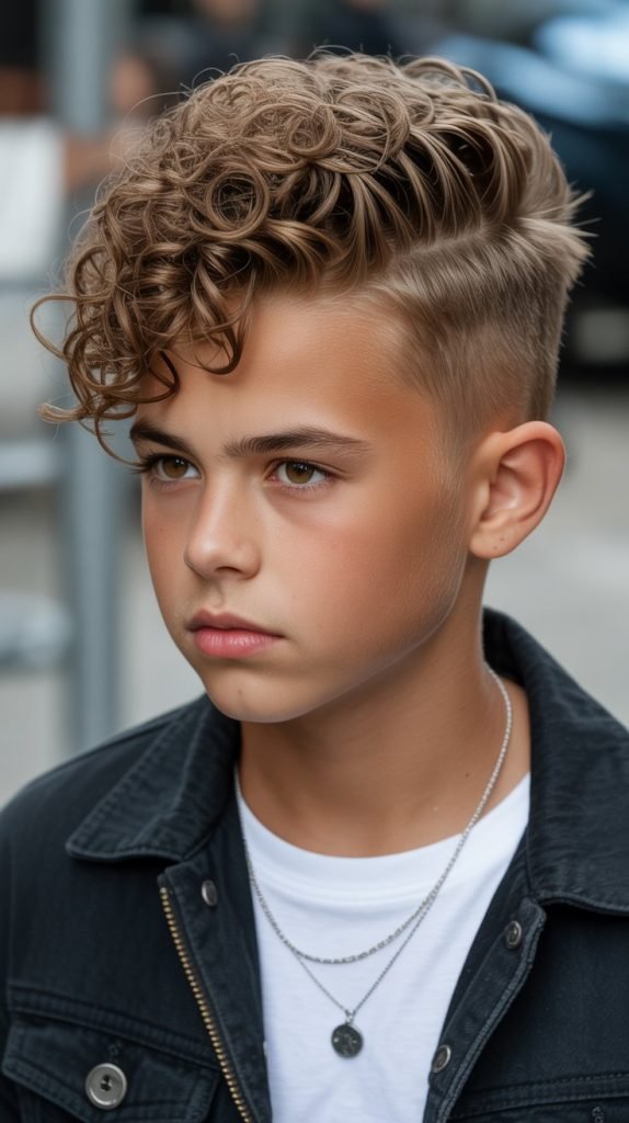 Faux Hawk with Curls