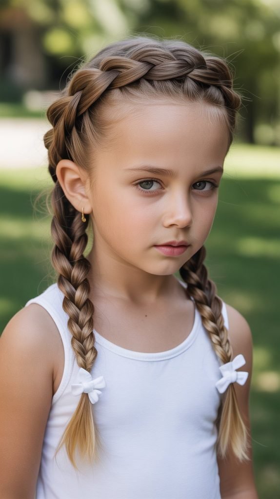  Crown Dutch Braid with Twisted Sides