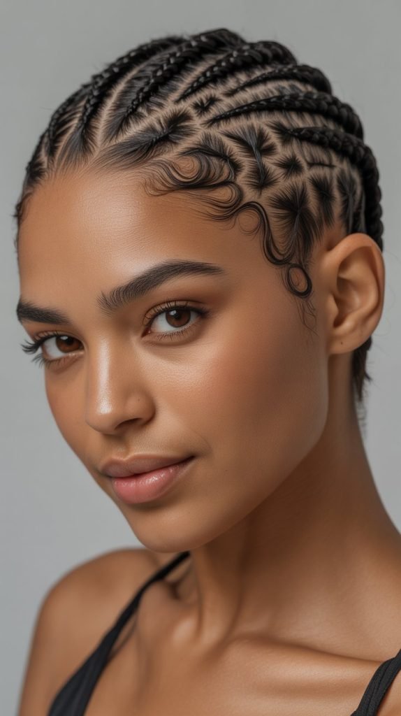 Braided Pixie Style
