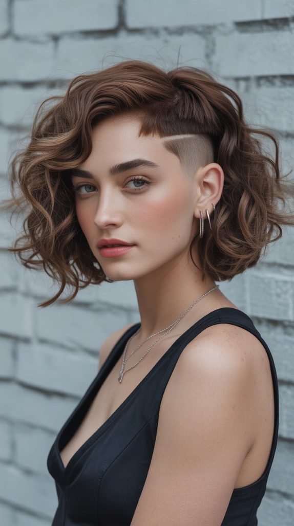 Edgy Undercut French Bob