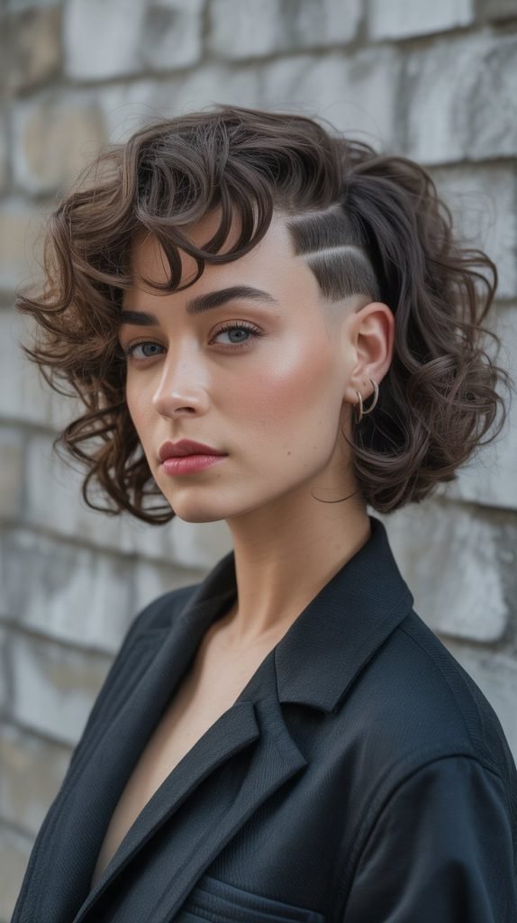 . Long French Bob with Undercut