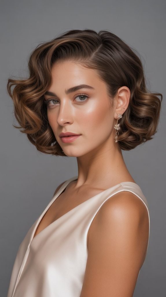  Long French Bob with Deep Side Part