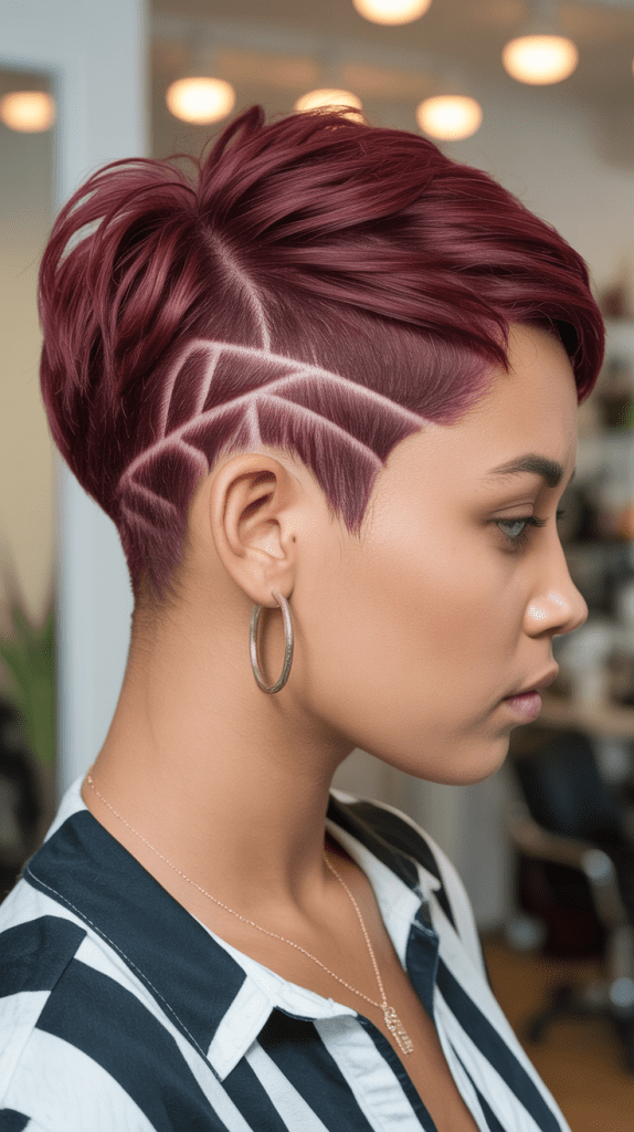 Personal Expression Pixie with Custom Undercut