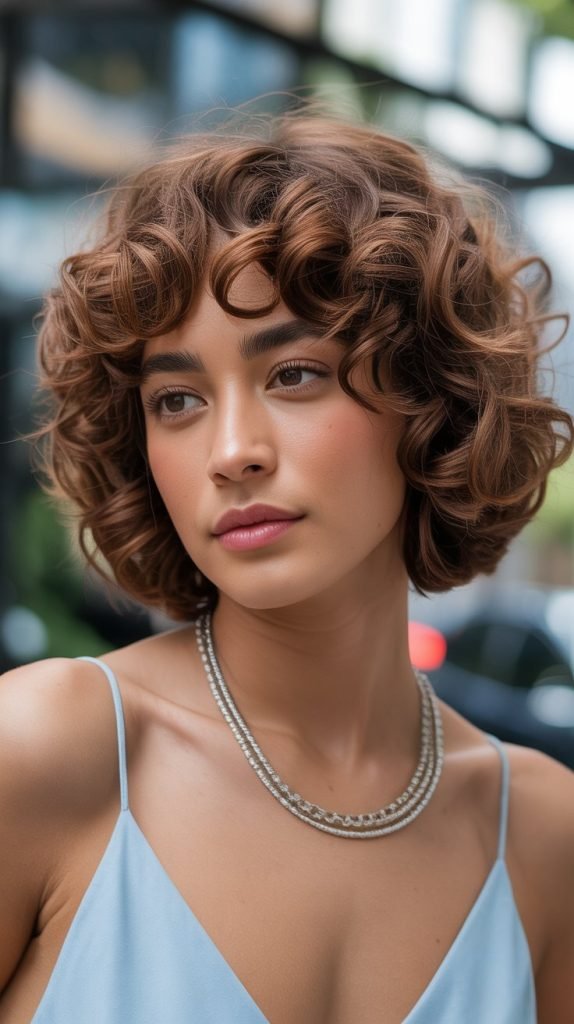  The Curly Winter Bob