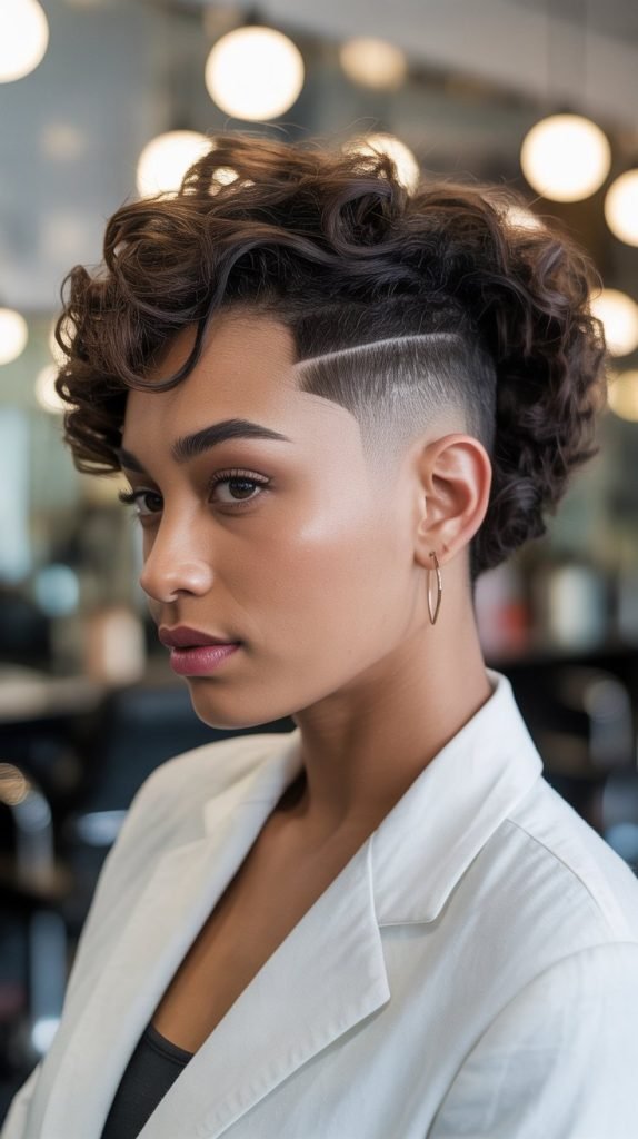  Curly Fade Cuts