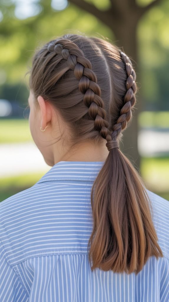Ladder Braid Ponytail