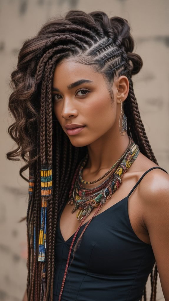 Asymmetrical Side-Swept Styles