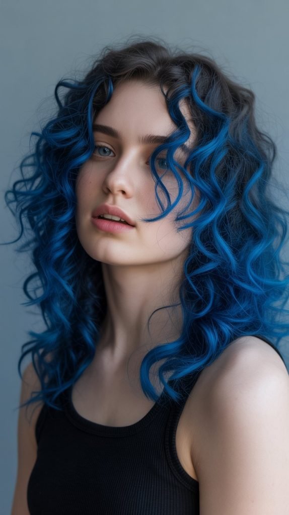 Midnight Blue to Electric Blue Gradient