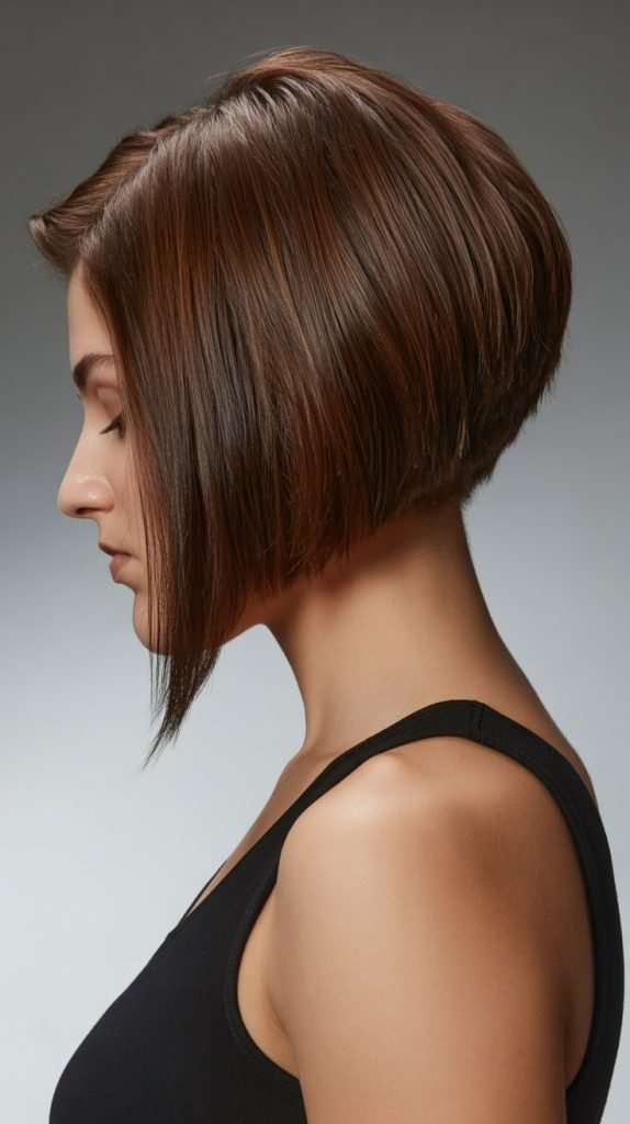 Asymmetrical Stacked Inverted Bob