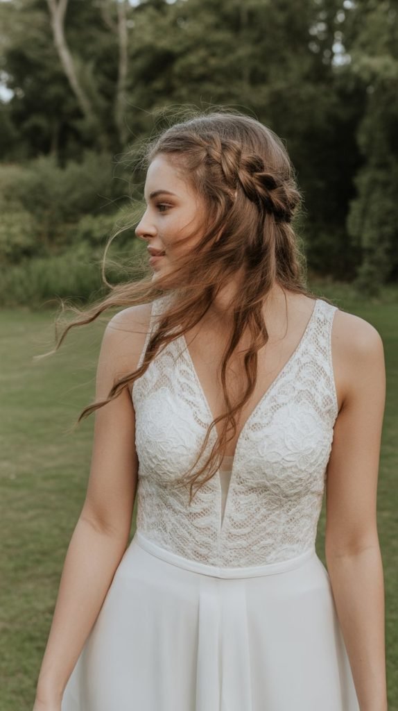  Cascading Braid Half-Up