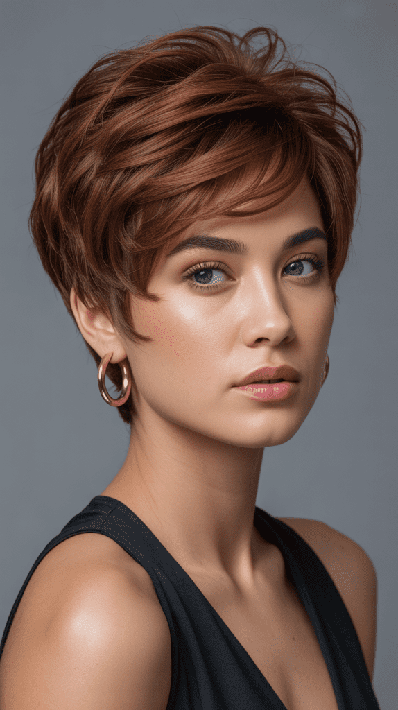 Voluminous Pixie Cut