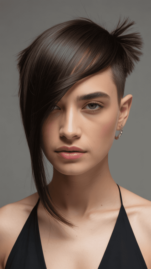  Edgy Asymmetrical Cut