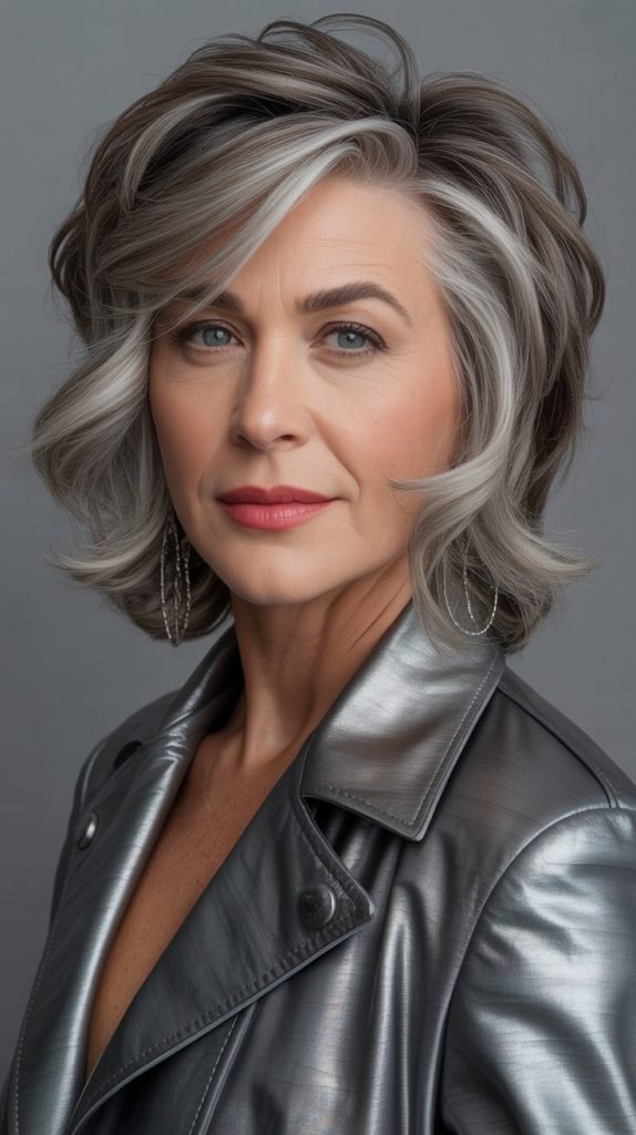  Gunmetal Gray Edgy Layers