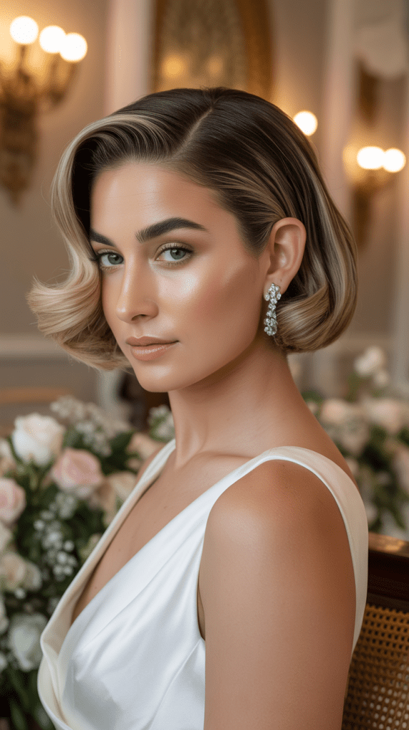 Sleek Side-Swept Style