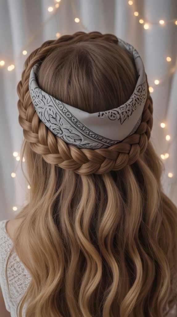  Bandana Dutch Braid Crown