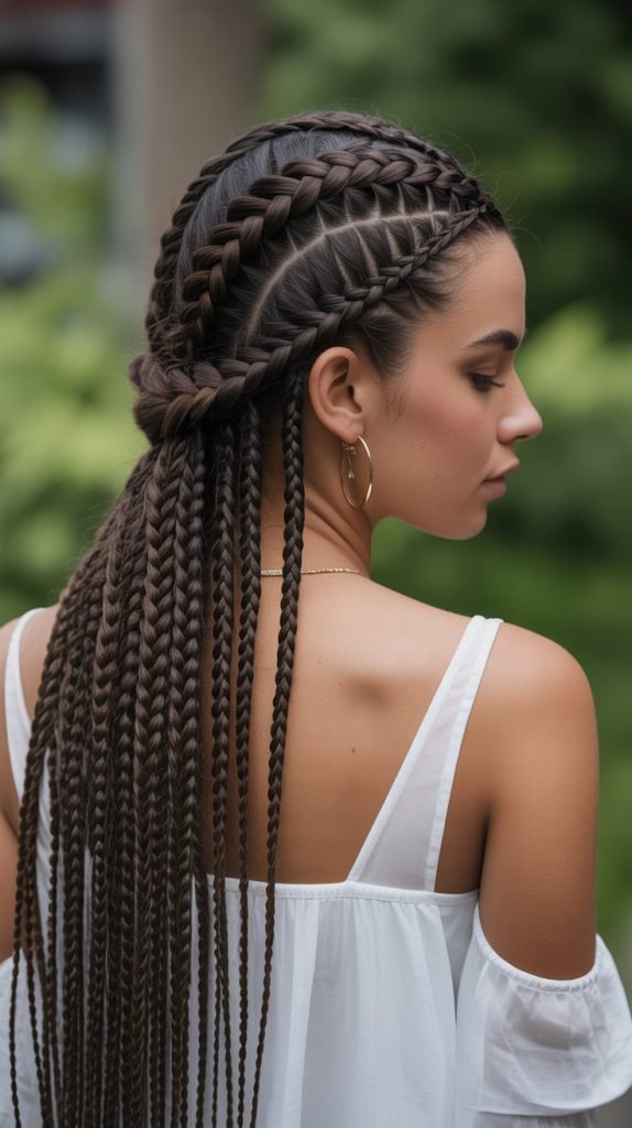  Low Tension Goddess Braids