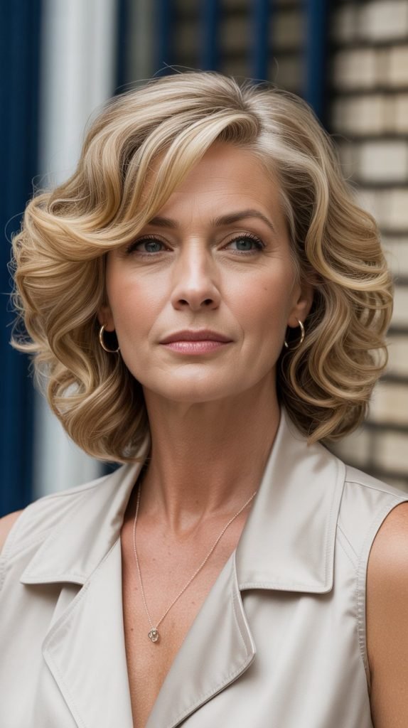  Side-Swept Layered Curls