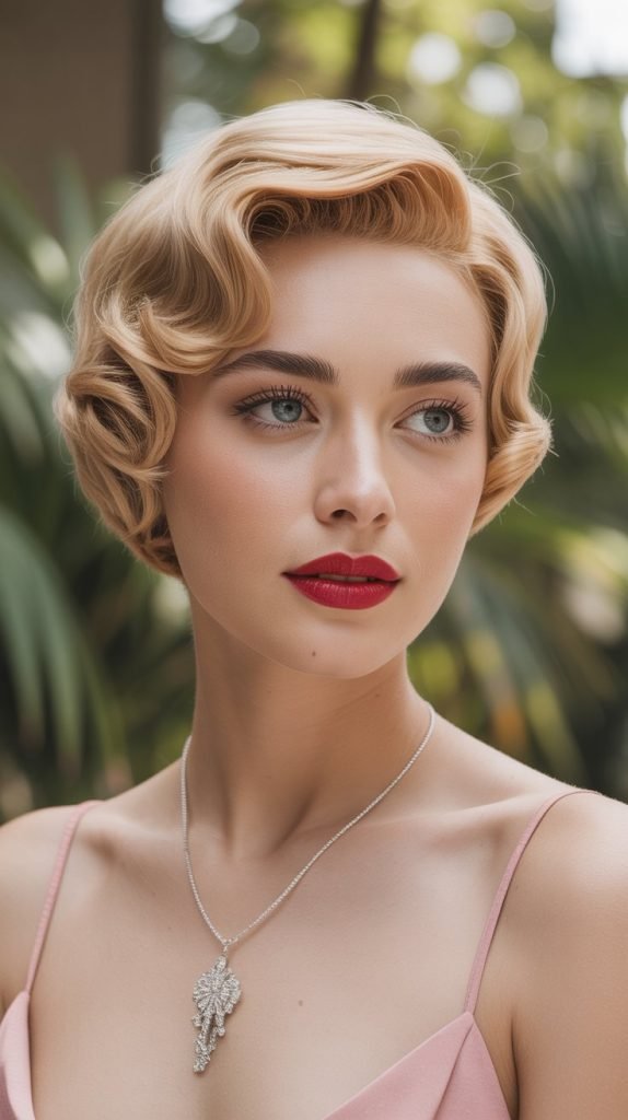 Pixie with Finger Waves