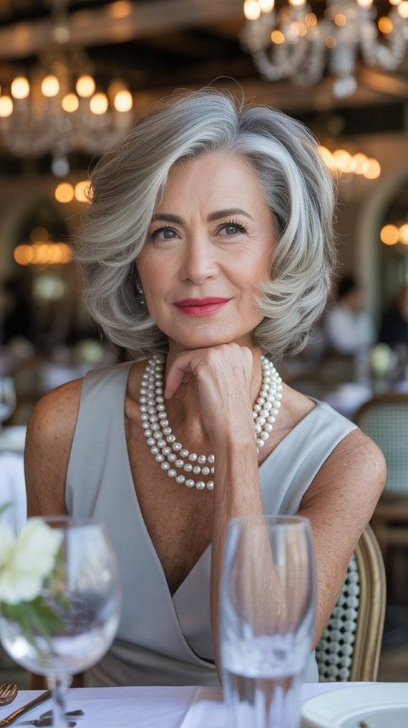 Layered Chin-Length Bob