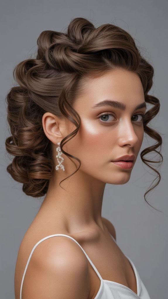 Twisted Updo with Spiral Showcase