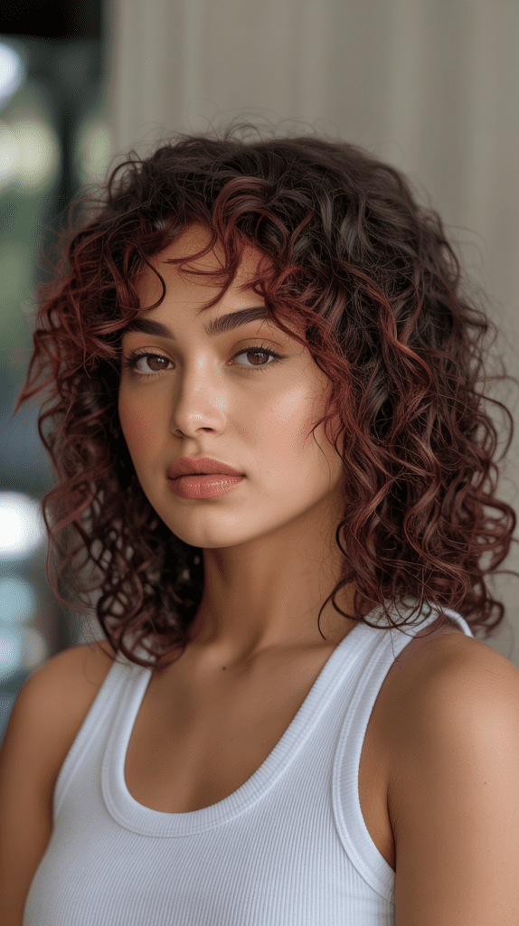 Chocolate Cherry Balayage