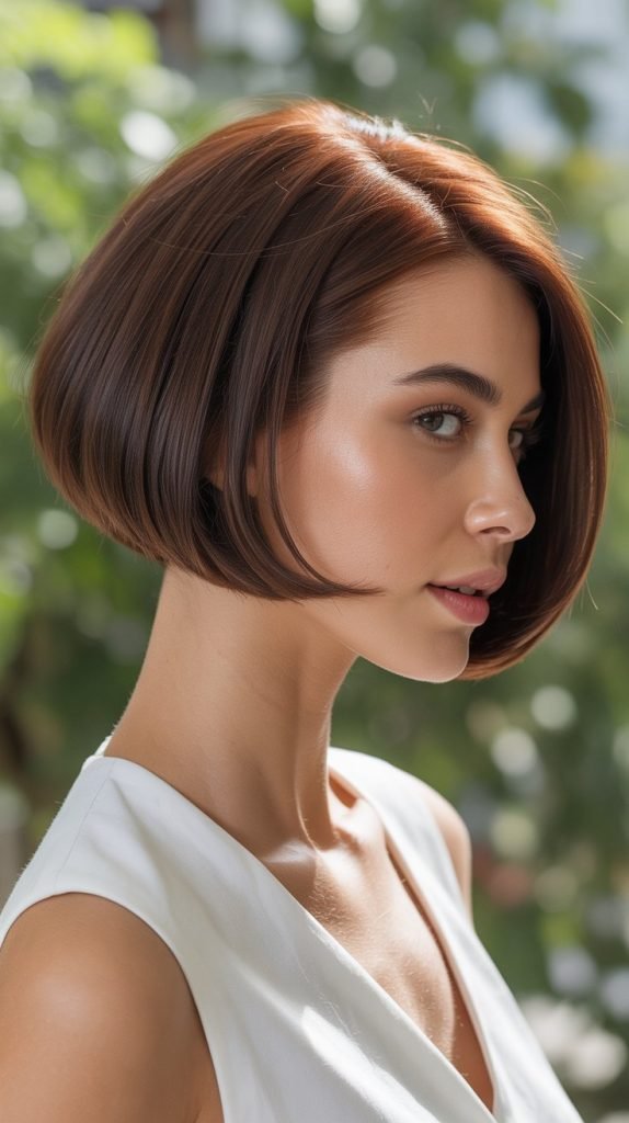  Classic Short Stacked Inverted Bob