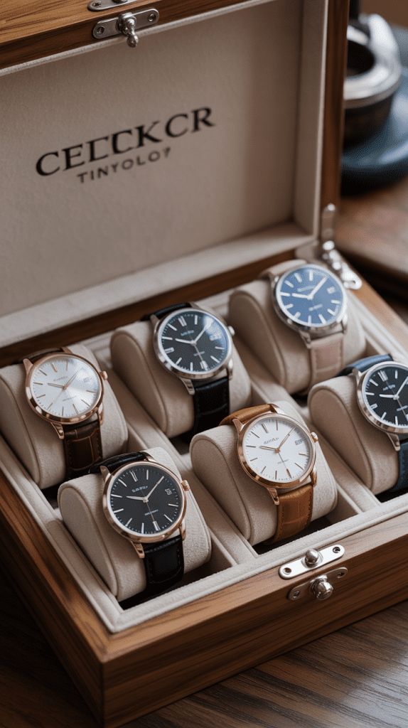 Wooden Watch Displays