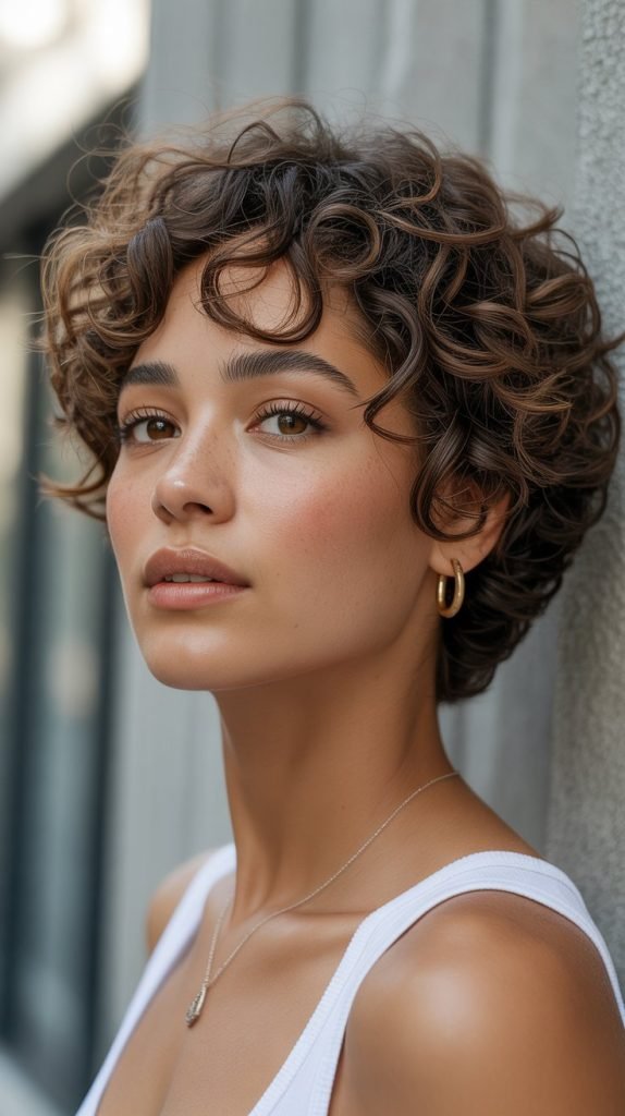  Curly-Wavy Afro-Textured Pixie