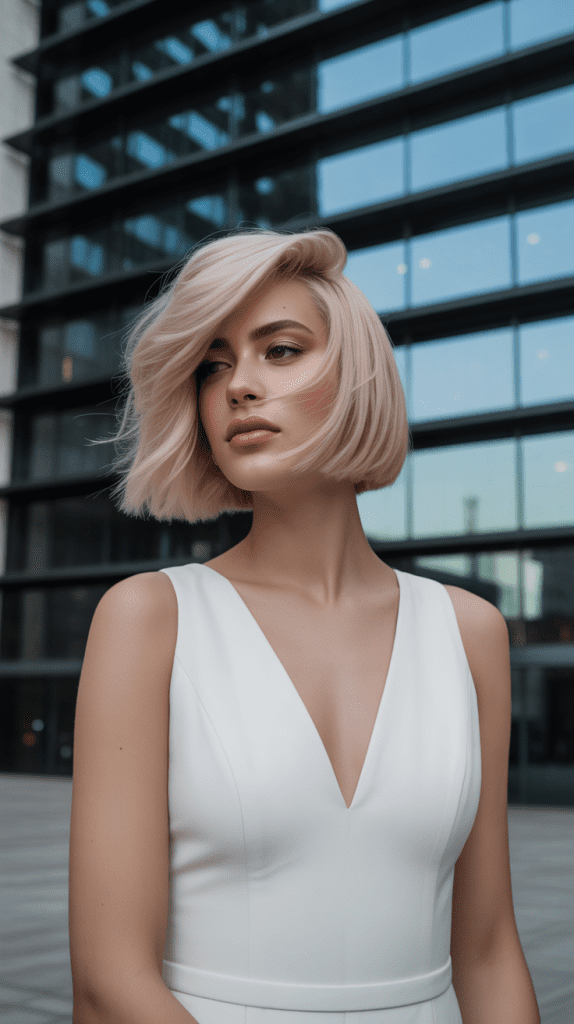 Asymmetrical Bob Styling