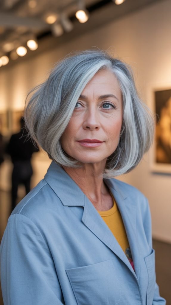  Long Asymmetrical Bob