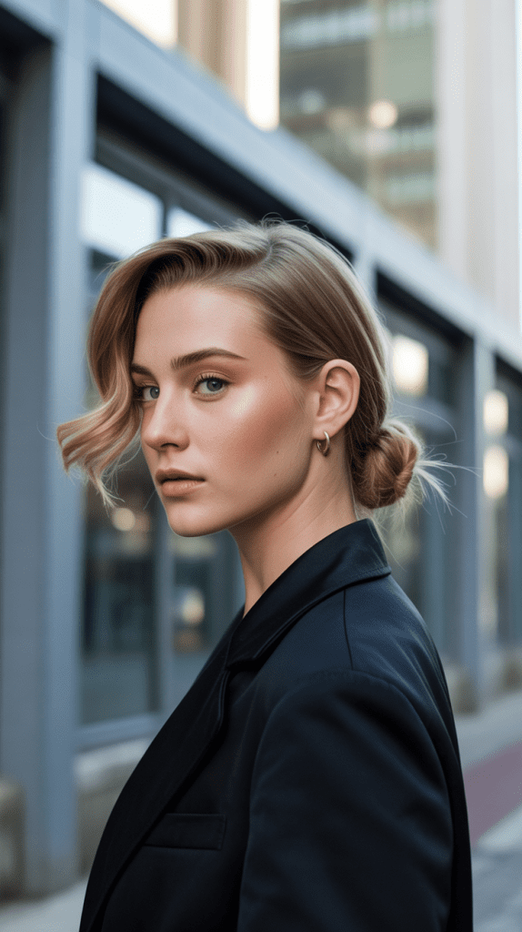  The Asymmetrical Side Bun