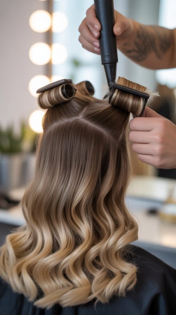 Finishing and Setting Your Curled Ends