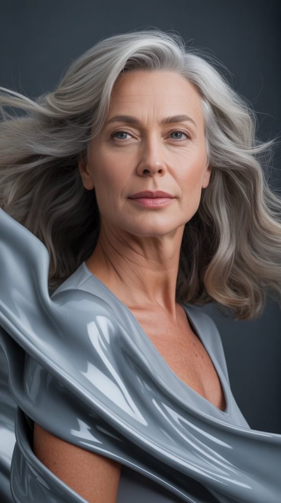 Mercury Gray Flowing Layers