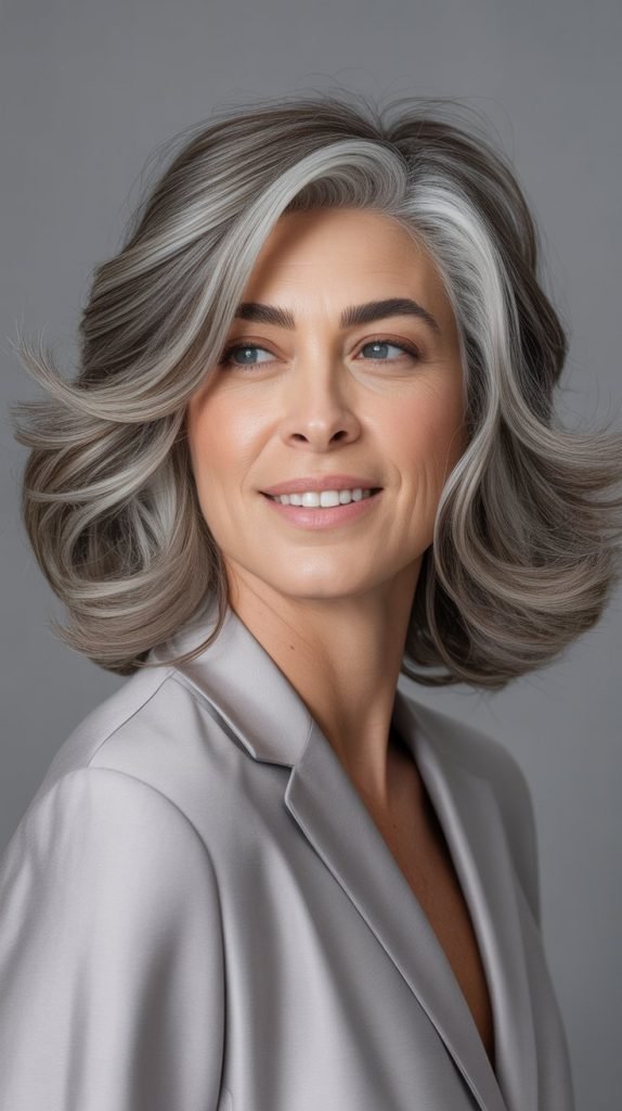  Pewter Gray Cascading Layers