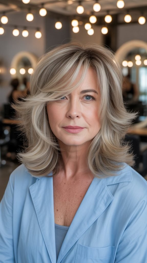 Long Layered Shag with Volume Focus