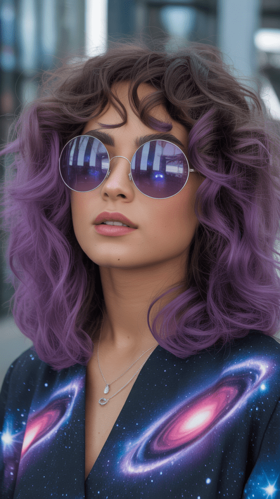 Cosmic Purple Balayage