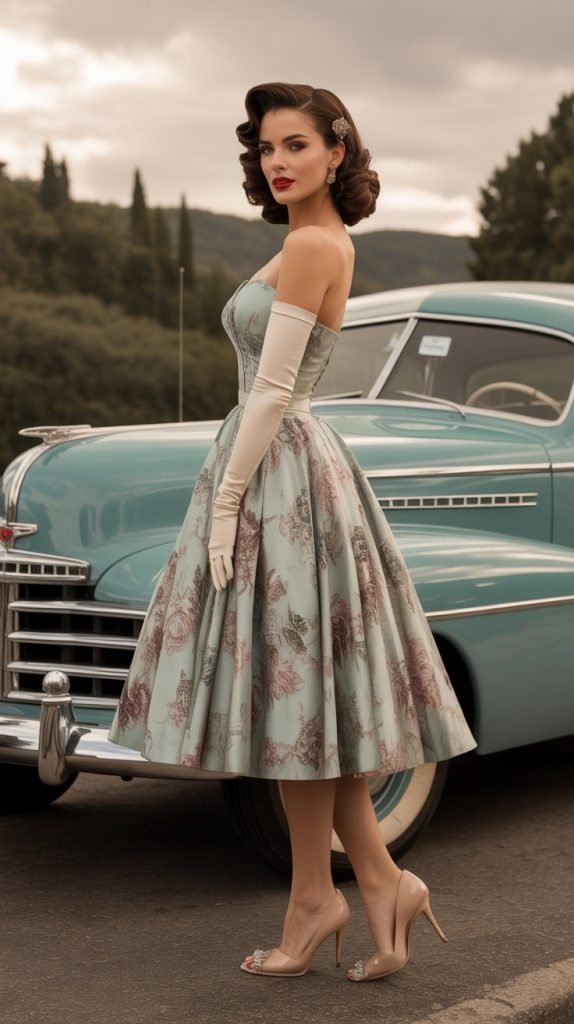 Vintage Pin Curl Style