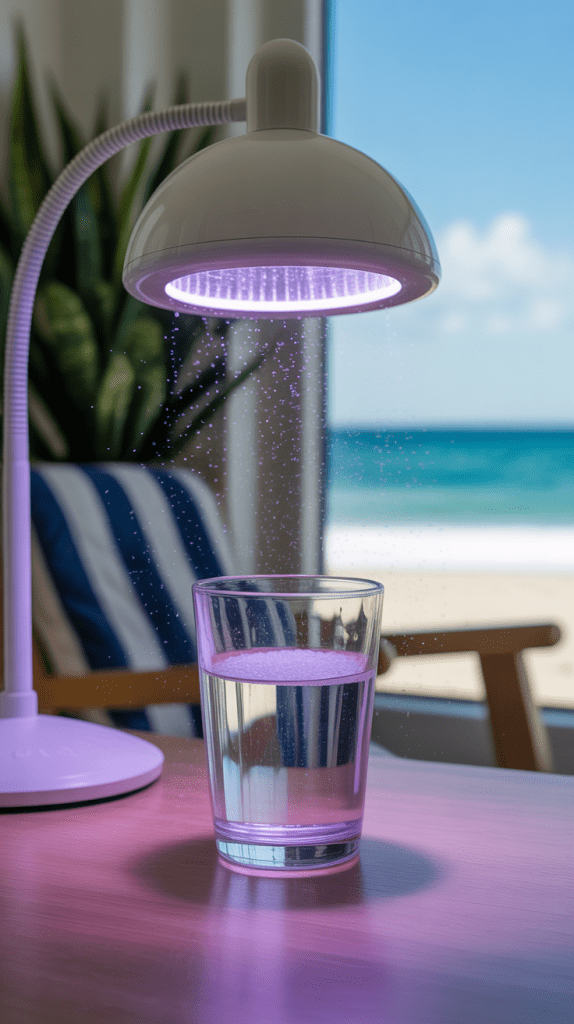 Salt Water and Sun Simulation Treatment