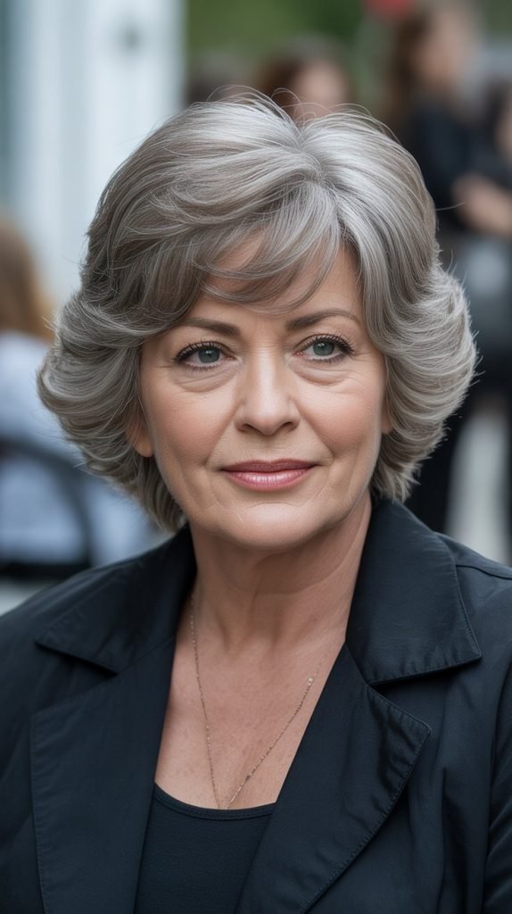 Feathered Crop with Volume