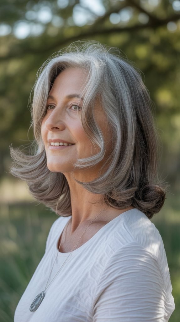 Shoulder-Length Layered Cut