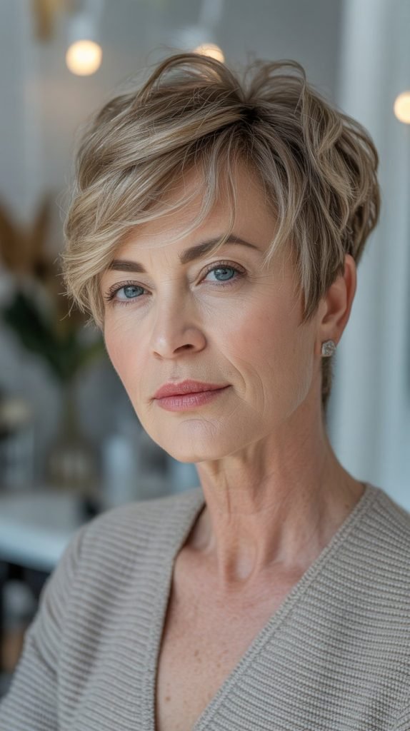 Wispy Pixie with Feathered Ends