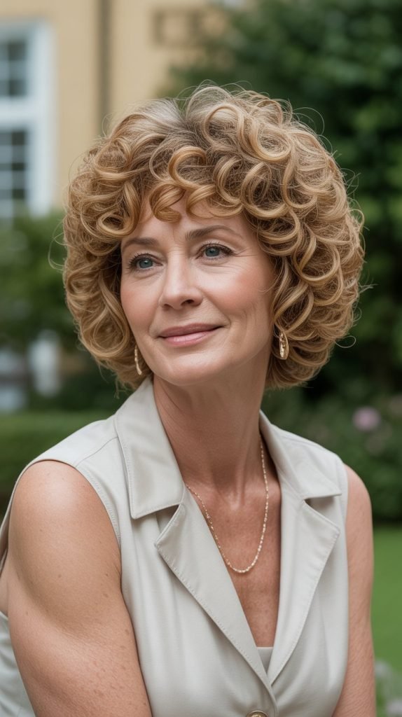 Feathered Curly Layers