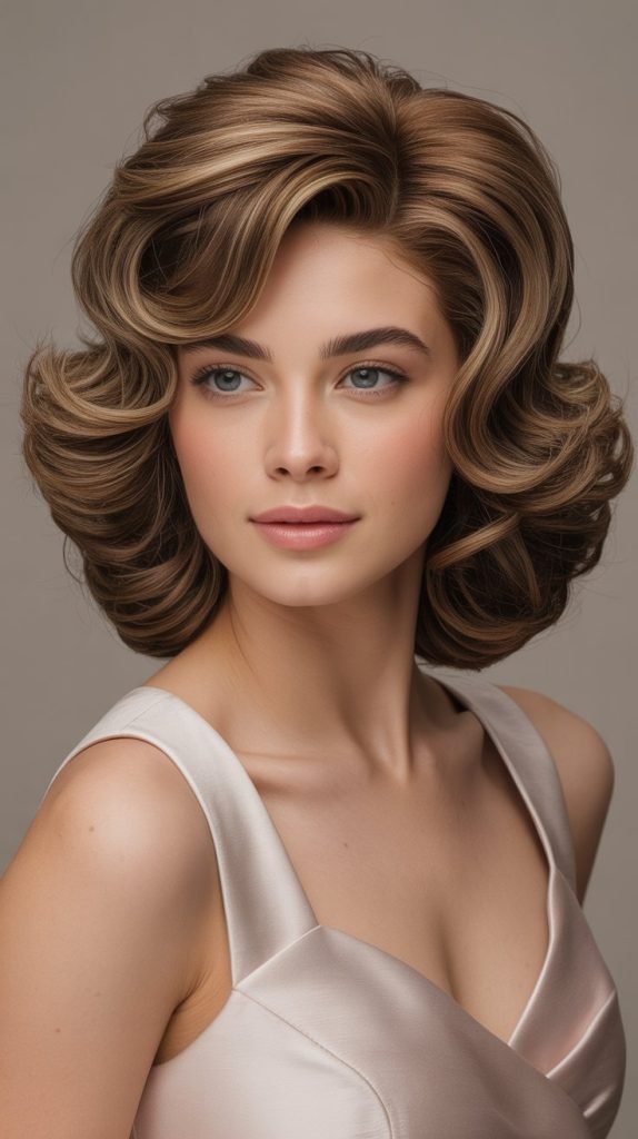  Feathered Layers with Volume at Crown