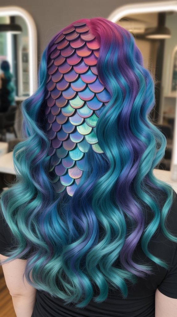 Iridescent Mermaid Scales